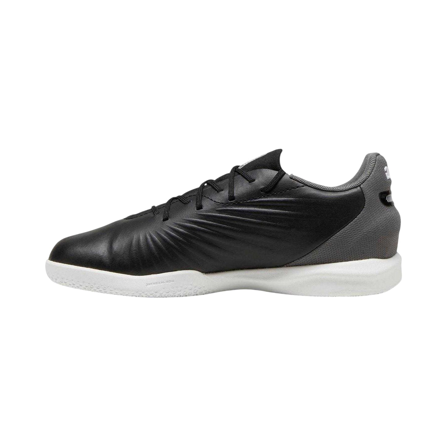 Black - Back - Puma Childrens-Kids King Match It Regular Indoor Football Shoes