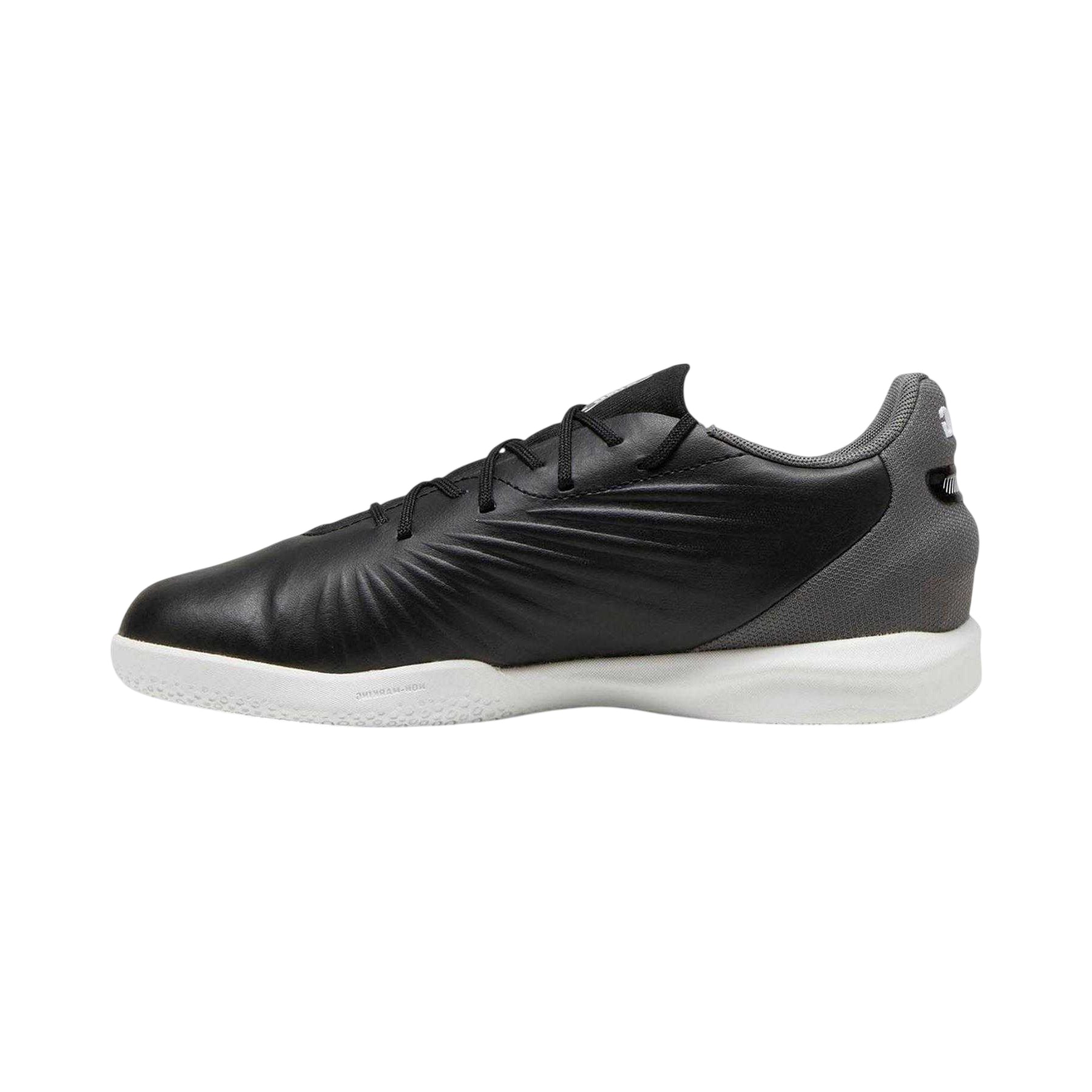 Black - Back - Puma Childrens-Kids King Match It Regular Indoor Football Shoes