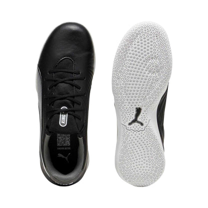 Black - Lifestyle - Puma Childrens-Kids King Match It Regular Indoor Football Shoes