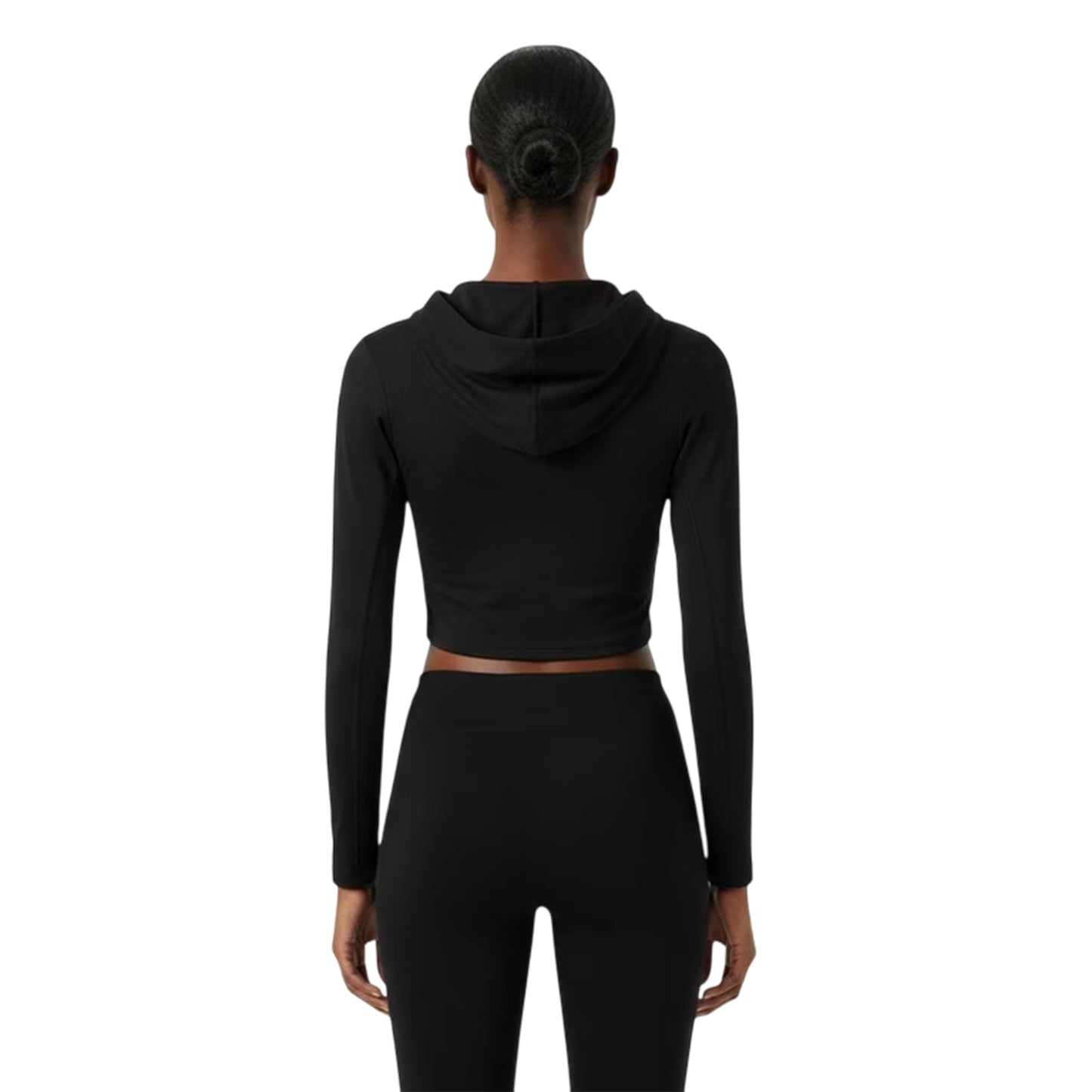 Black - Lifestyle - Fear of God Womens-Ladies Athletic Crop Hoodie