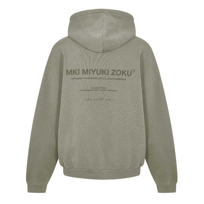 Olive - Back - MKI MIYUKI ZOKU Mens Design Studio Hoodie