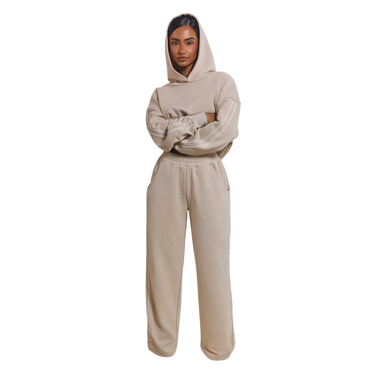 Stone - Side - Mars The Label Womens-Ladies Kiera Pullover Hoodie