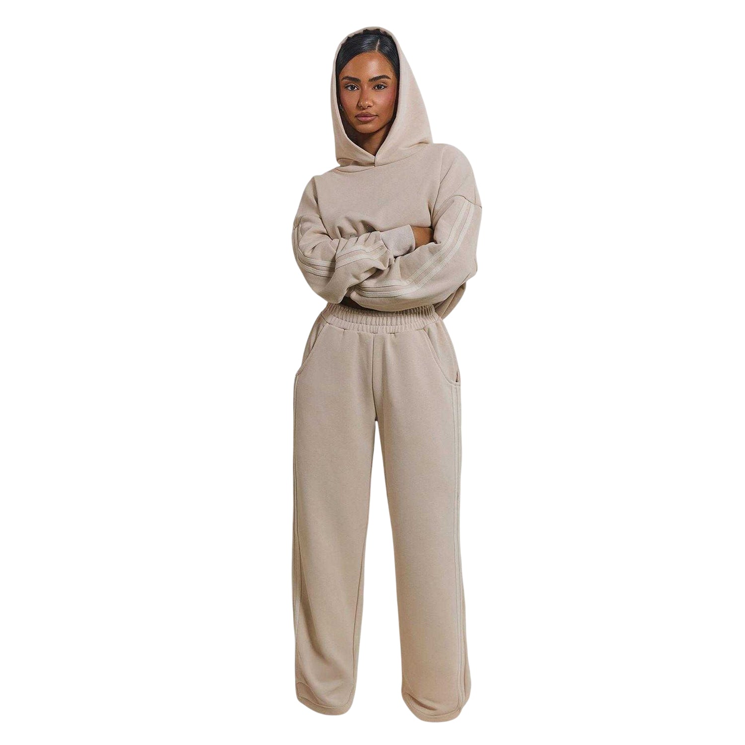 Stone - Side - Mars The Label Womens-Ladies Kiera Pullover Hoodie