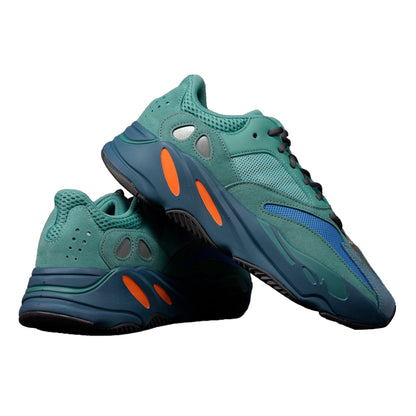 Green - Pack Shot - Yeezy Unisex Adult Boost 700 Leather Trainers