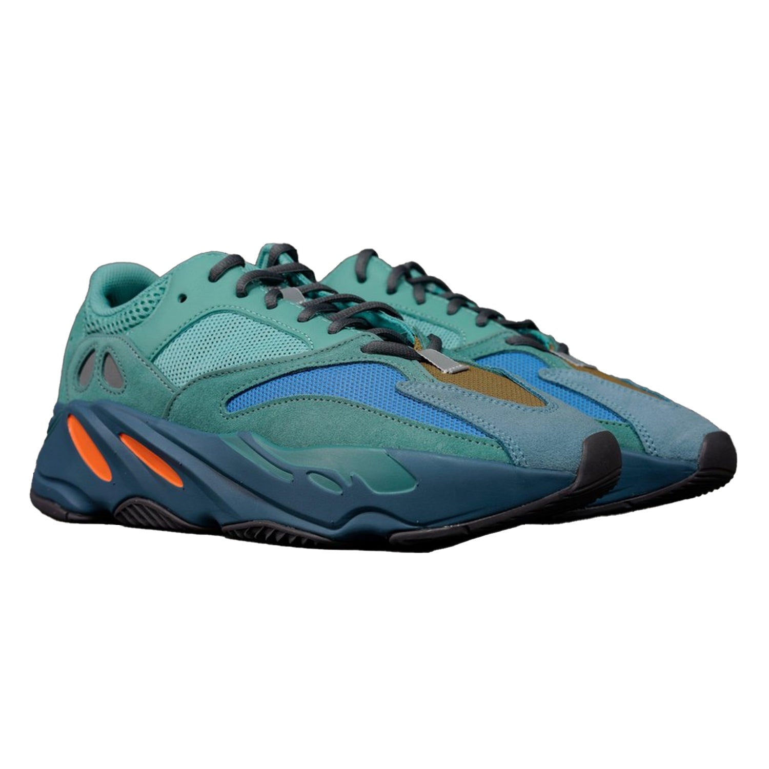 Green - Front - Yeezy Unisex Adult Boost 700 Leather Trainers