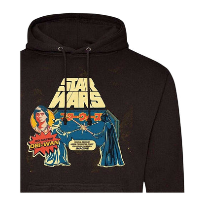 Black - Side - Star Wars Mens Obi Wan Kenobi Hoodie