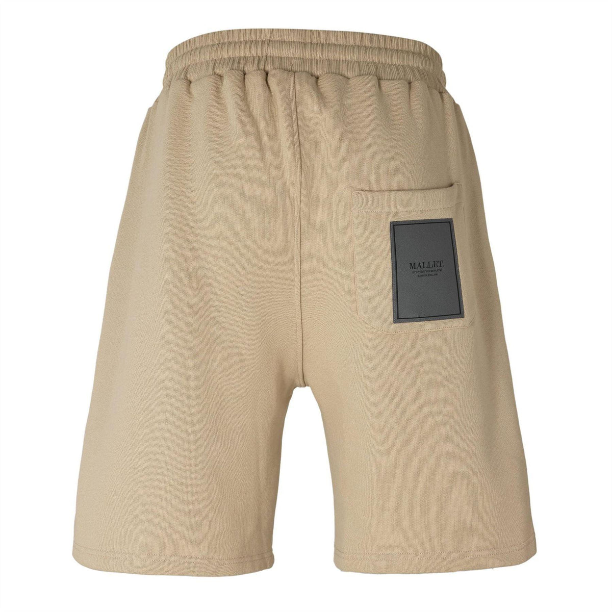 Sand - Back - Mallet Mens Fleece Shorts