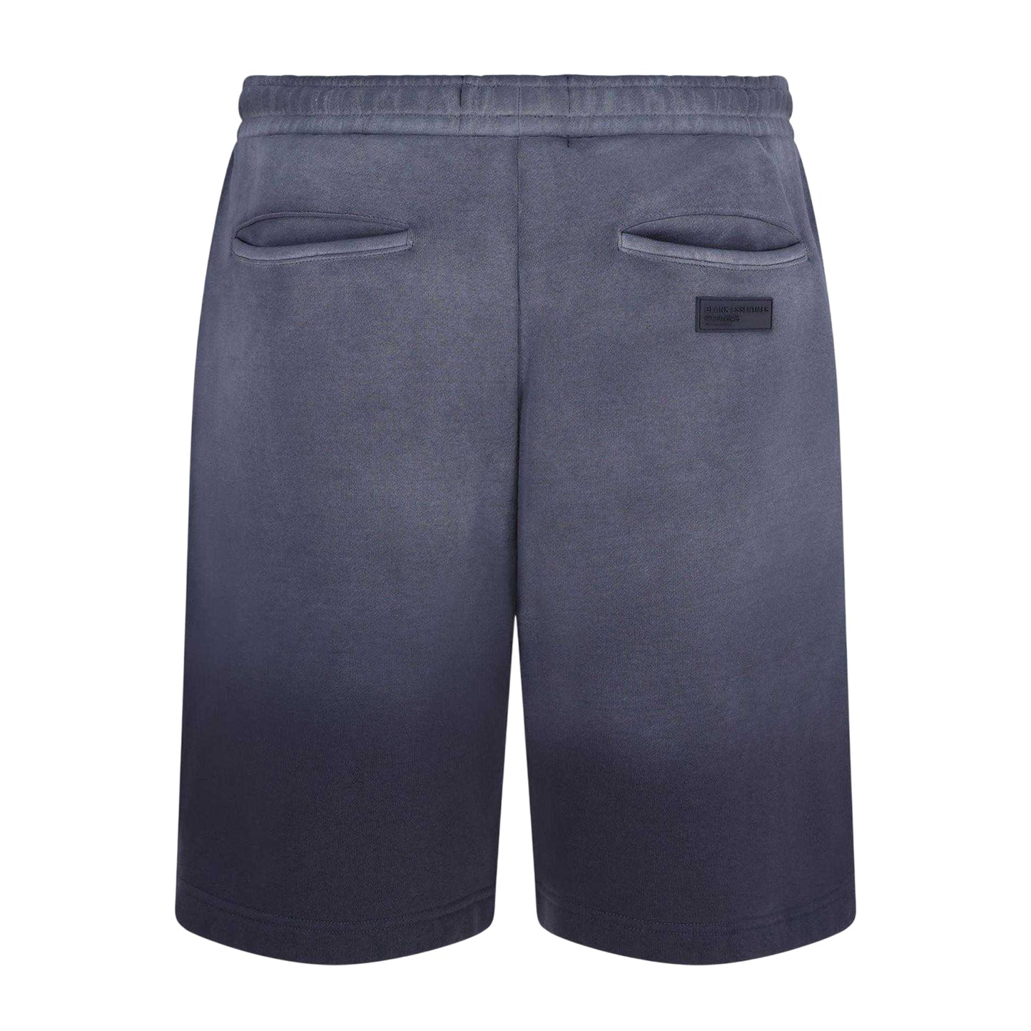 Thunder Grey - Back - Blank Essentials Mens Fleece Logo Shorts