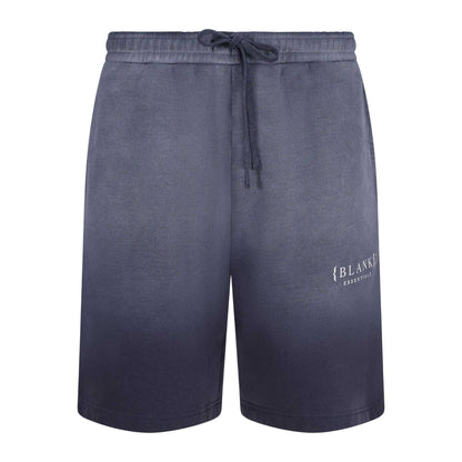 Thunder Grey - Front - Blank Essentials Mens Fleece Logo Shorts