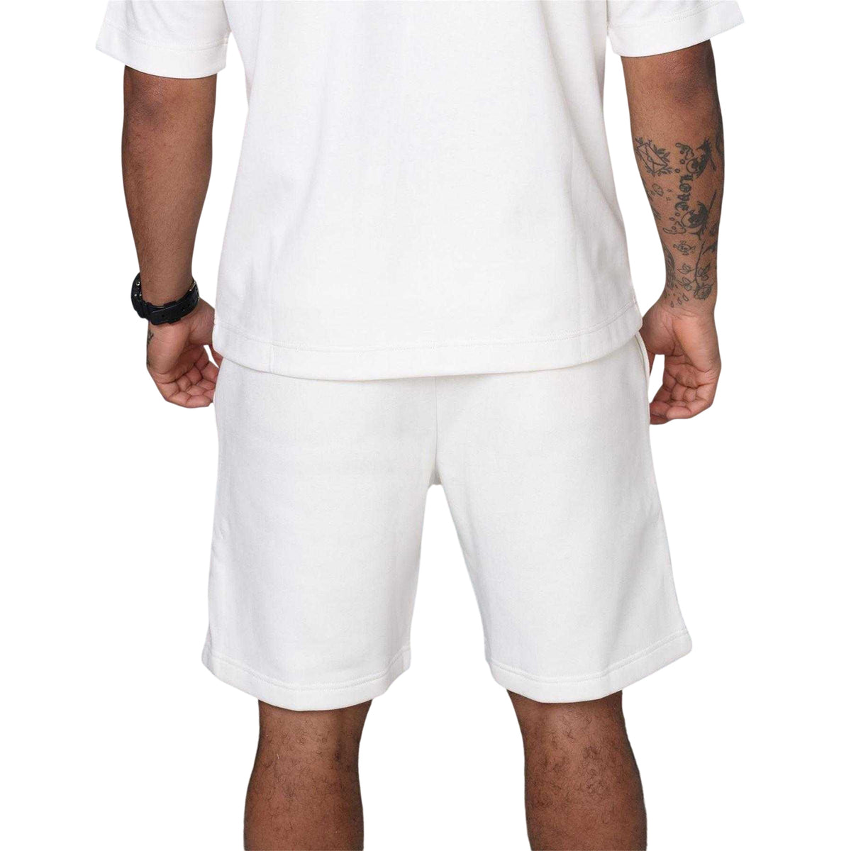 Off White - Lifestyle - Blank Essentials Mens Fleece Sweat Shorts