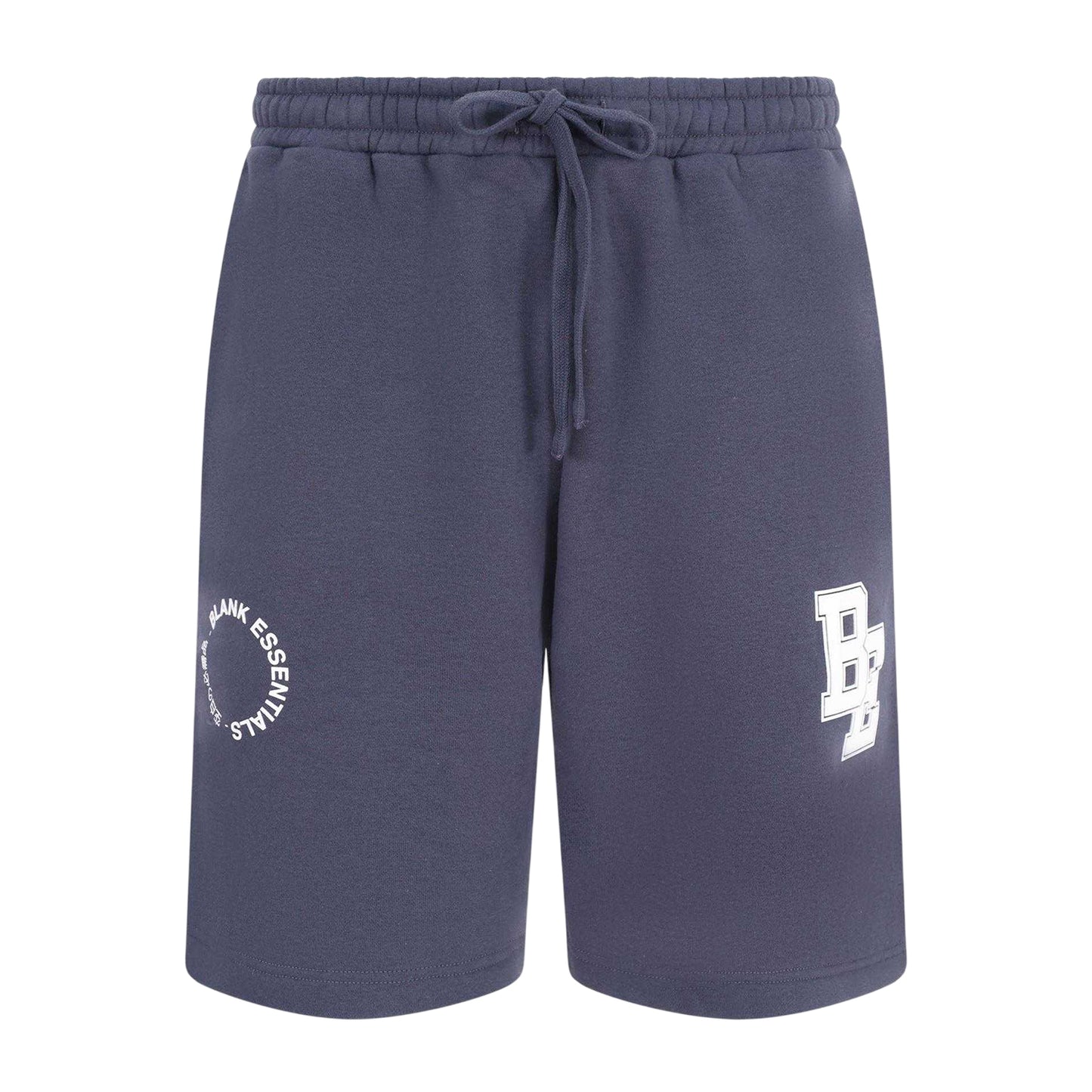 Thunder Grey - Front - Blank Essentials Mens Fleece Sweat Shorts