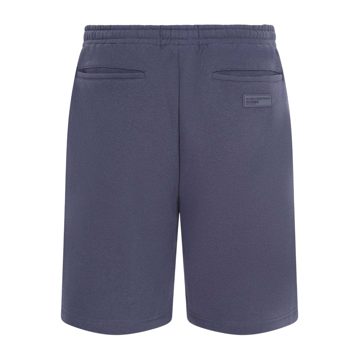 Thunder Grey - Back - Blank Essentials Mens Fleece Sweat Shorts