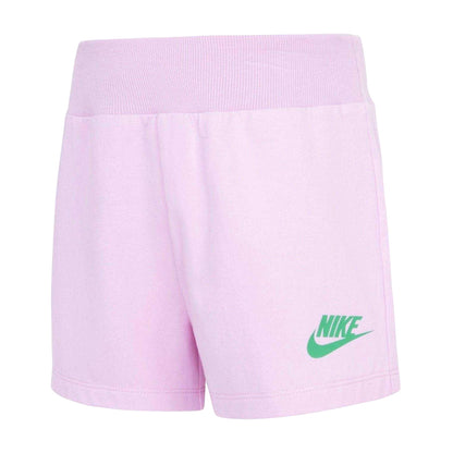 Pink Rise - Front - Nike Baby Jersey Swoosh Sweat Shorts