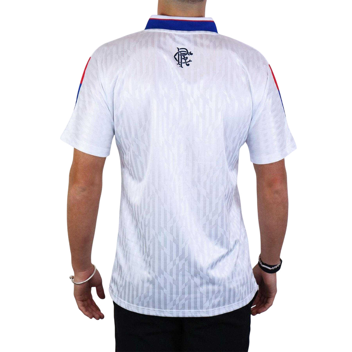 Classic Red-Royal Blue - Back - Team Mens 1990-1992 Rangers FC Away Shirt