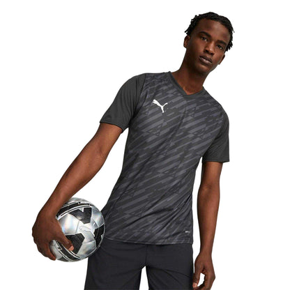 Black - Side - Puma Mens Team Ultimate Jersey