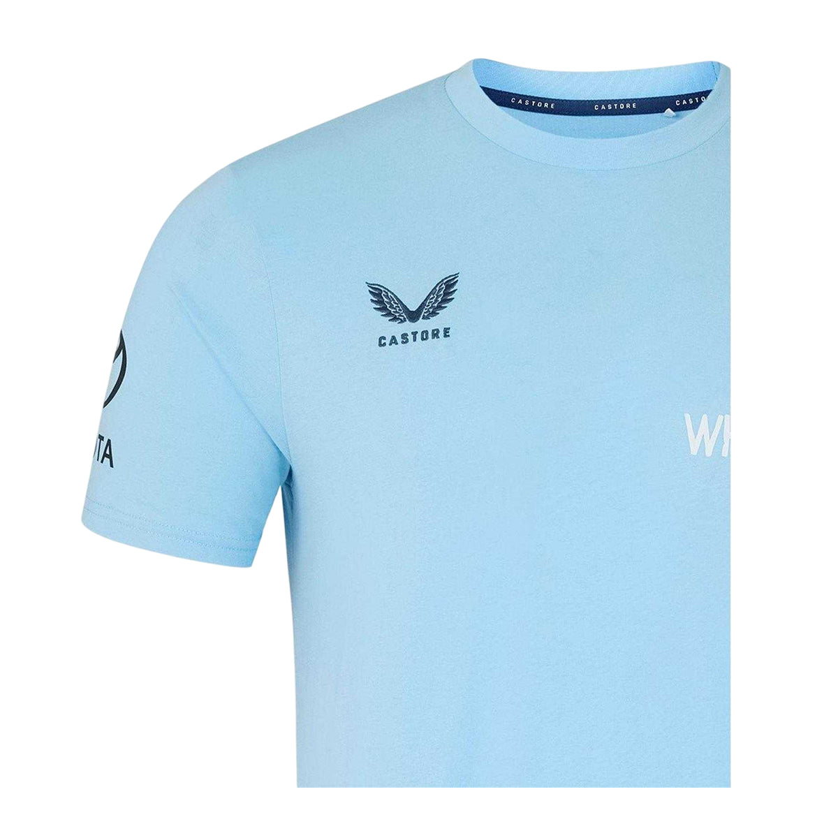 Air Blue - Side - Castore Mens 2026-2027 England Cricket T-Shirt