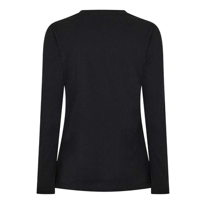 Black - Back - Belstaff Womens-Ladies Mariola Long-Sleeved T-Shirt