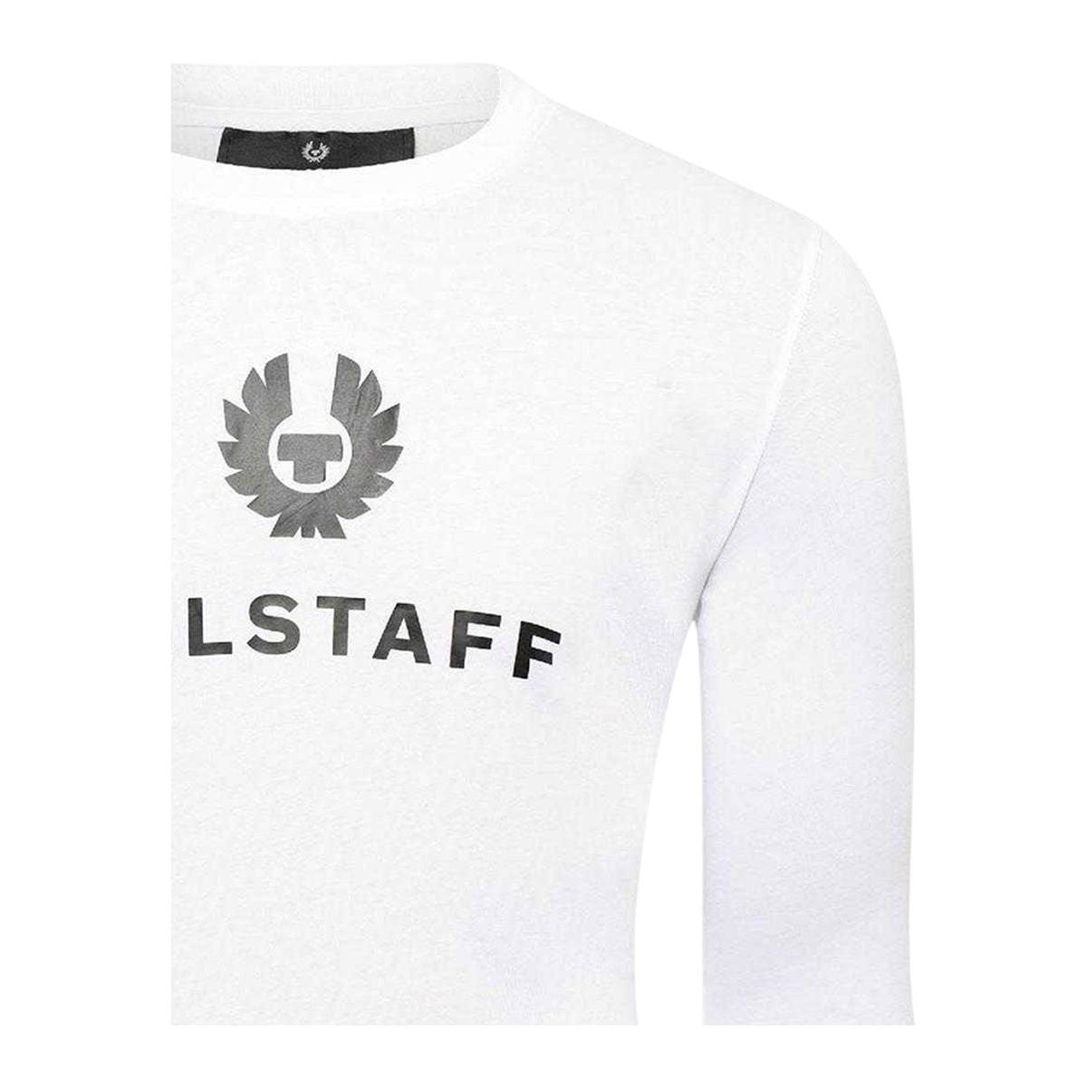 White - Side - Belstaff Womens-Ladies Mariola Long-Sleeved T-Shirt