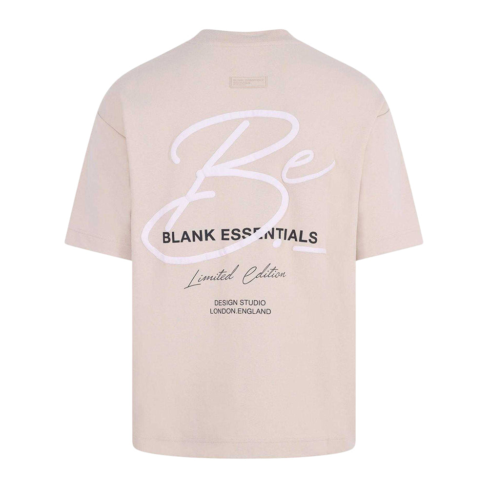 Summer Sand - Back - Blank Essentials Mens Limited Edition Oversized T-Shirt