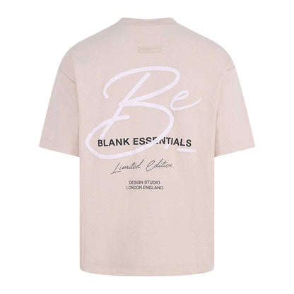 Summer Sand - Back - Blank Essentials Mens Limited Edition Oversized T-Shirt