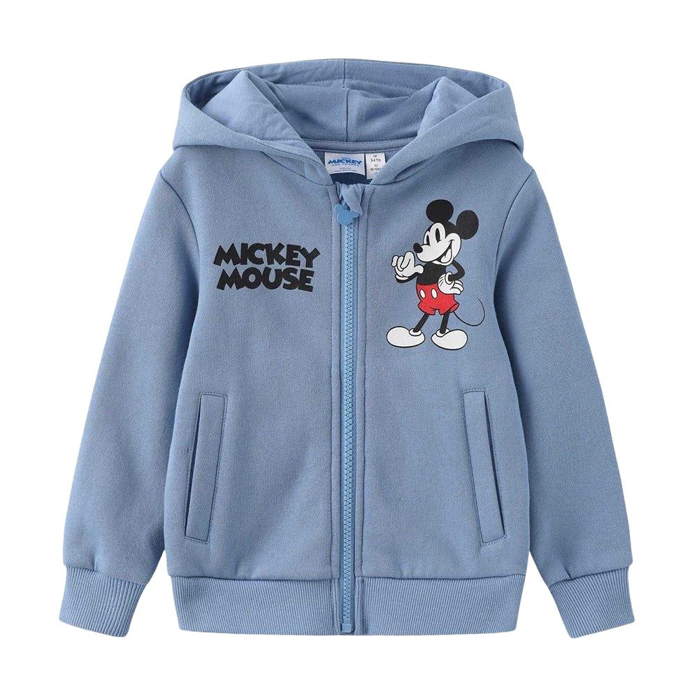 Grey-Red - Lifestyle - Disney Childrens-Kids Mickey Tracksuit Set