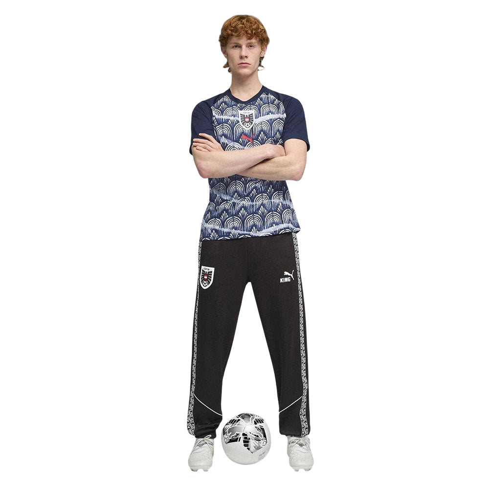 Black-White - Pack Shot - Puma Mens World Cup 2026 Austria FC T-Shirt