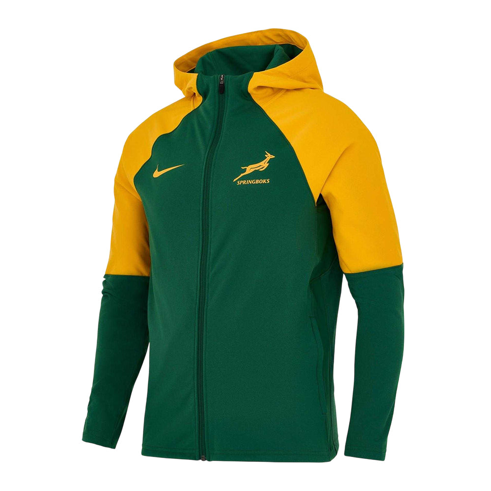 Green - Front - Nike Mens Springboks 26 Colour Block Athletic Full Zip Hoodie