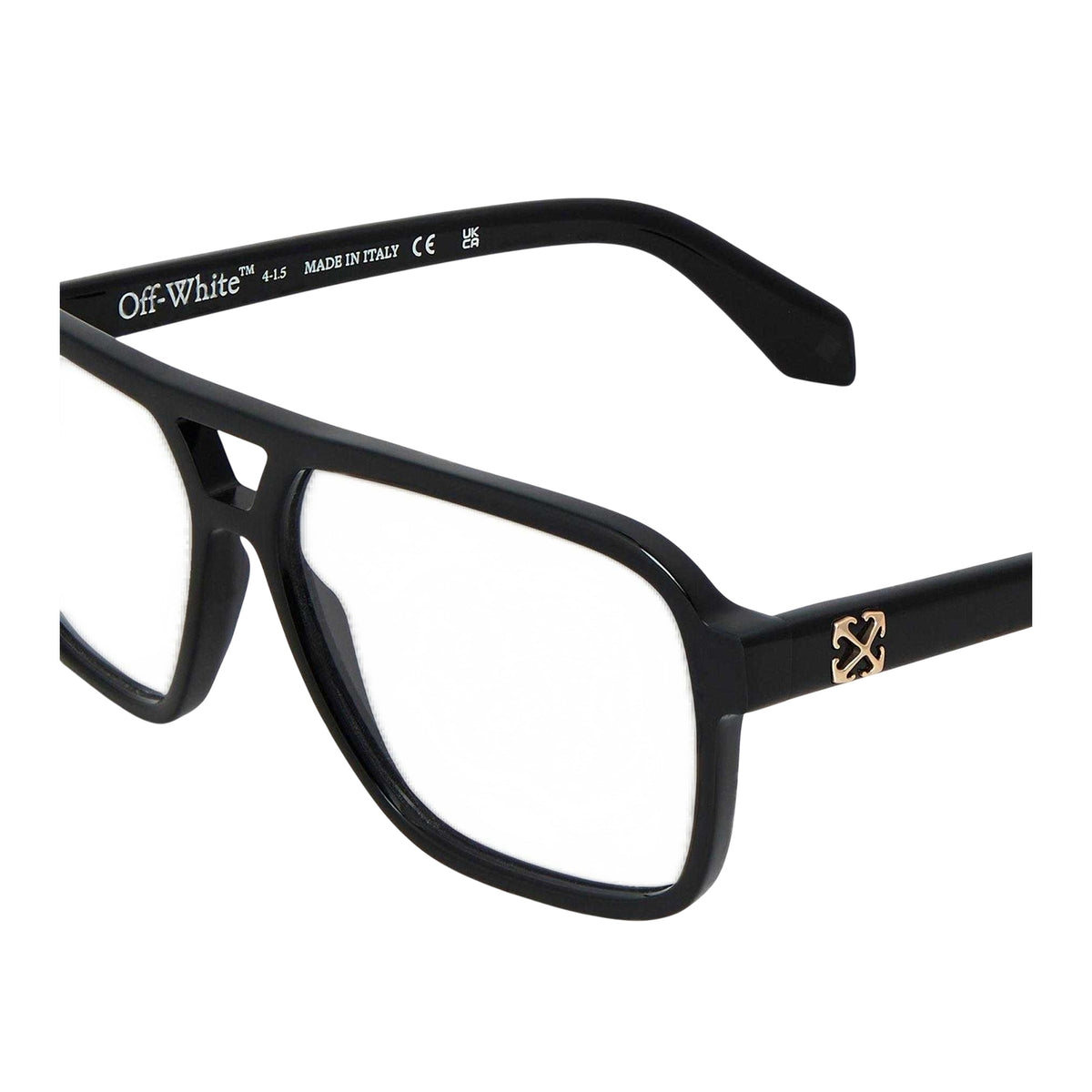 Black - Side - Off-White Womens-Ladies Style 81 Arrow Logo Sunglasses
