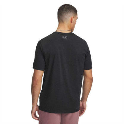 Black - Back - Under Armour Mens Project Rock Brahma Bull T-Shirt