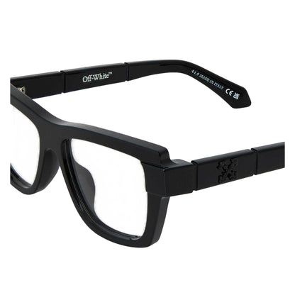 Black - Side - Off White Unisex Adult Style 8v Logo Sunglasses