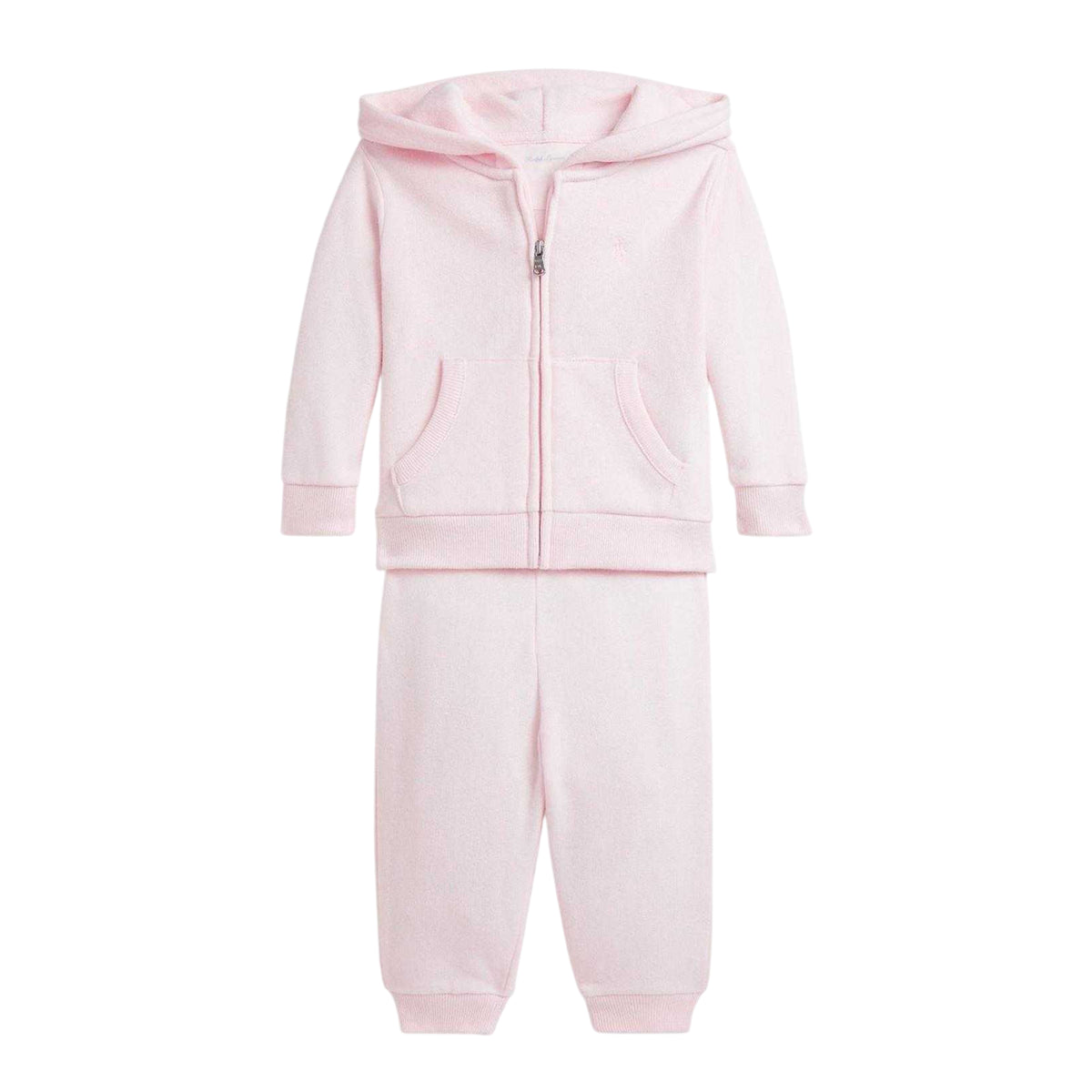 Pink - Front - Ralph Lauren Baby Tracksuit Set