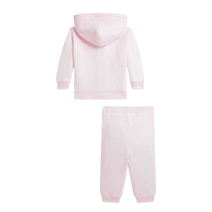 Pink - Back - Ralph Lauren Baby Tracksuit Set