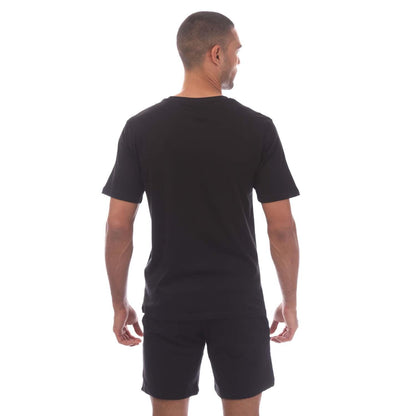 Black - Back - Jack And Jones Mens Tag T-Shirt & Shorts Set