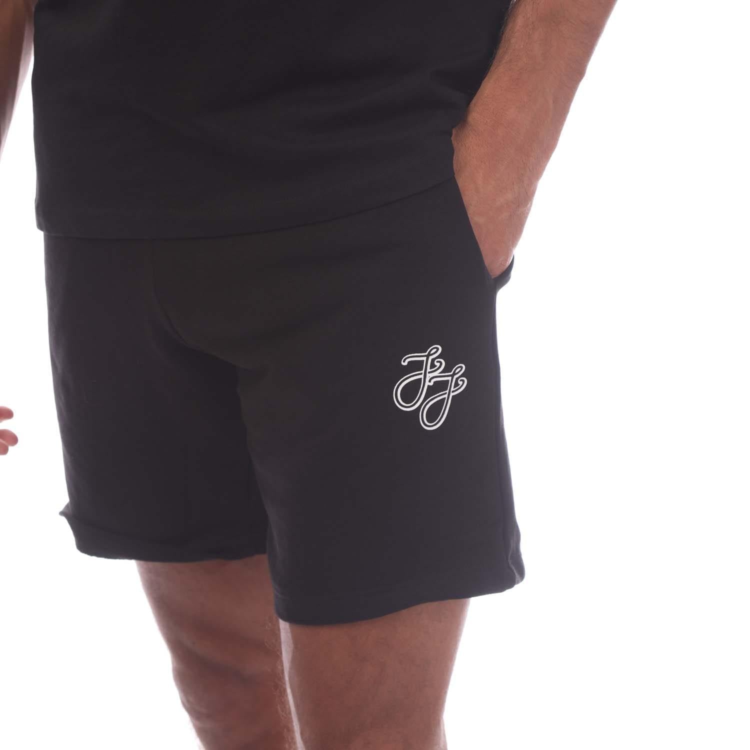 Black - Lifestyle - Jack And Jones Mens Tag T-Shirt & Shorts Set