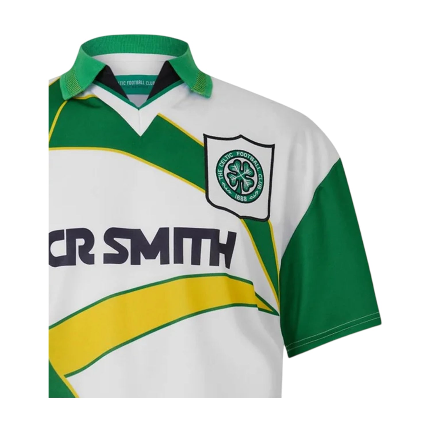 White-Celtic Green - Side - Team Mens 95 Celtic Football Shirt