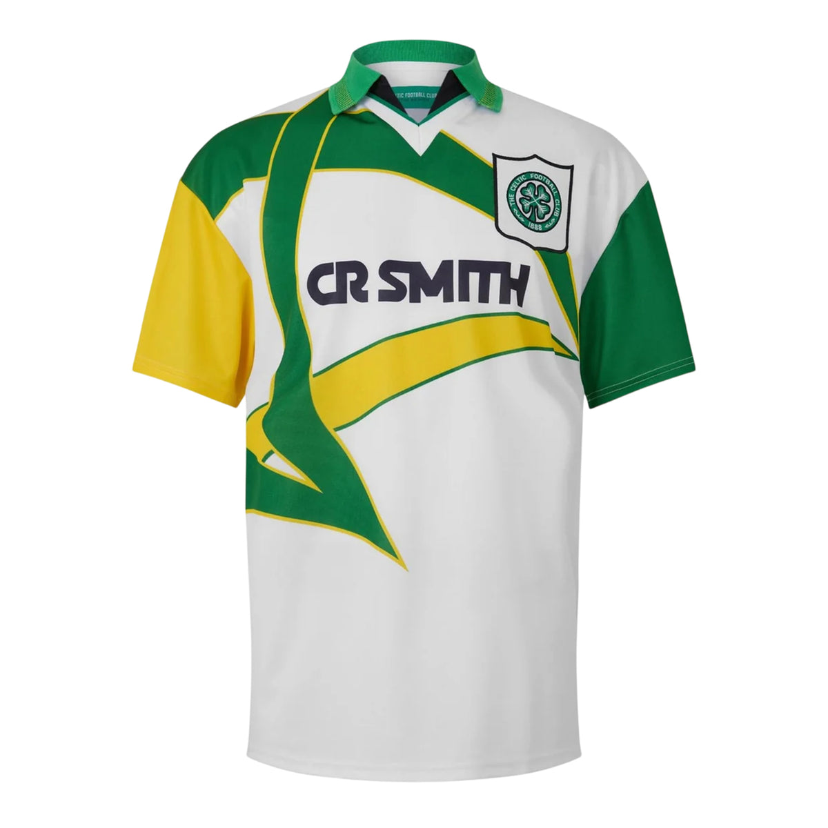 White-Celtic Green - Front - Team Mens 95 Celtic Football Shirt