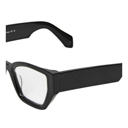 Black - Side - Off White Unisex Adult Style 7q Logo Sunglasses