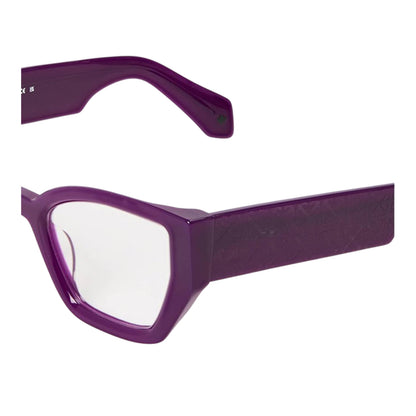 Purple - Side - Off White Unisex Adult Style 7q Logo Sunglasses