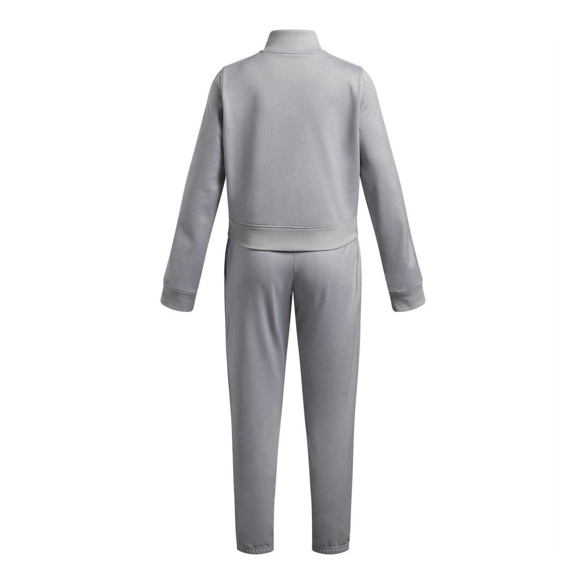 Frost Gray - Back - Under Armour Girls Icon Cropped Tracksuit Set