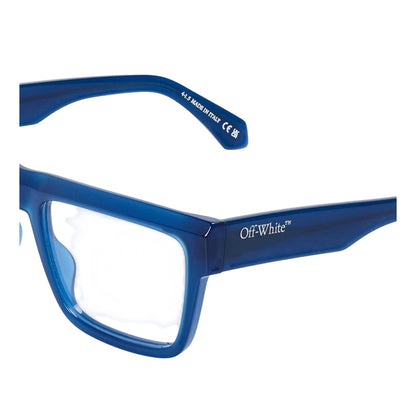 Blue - Side - Off White Unisex Adult Style 8l Sunglasses