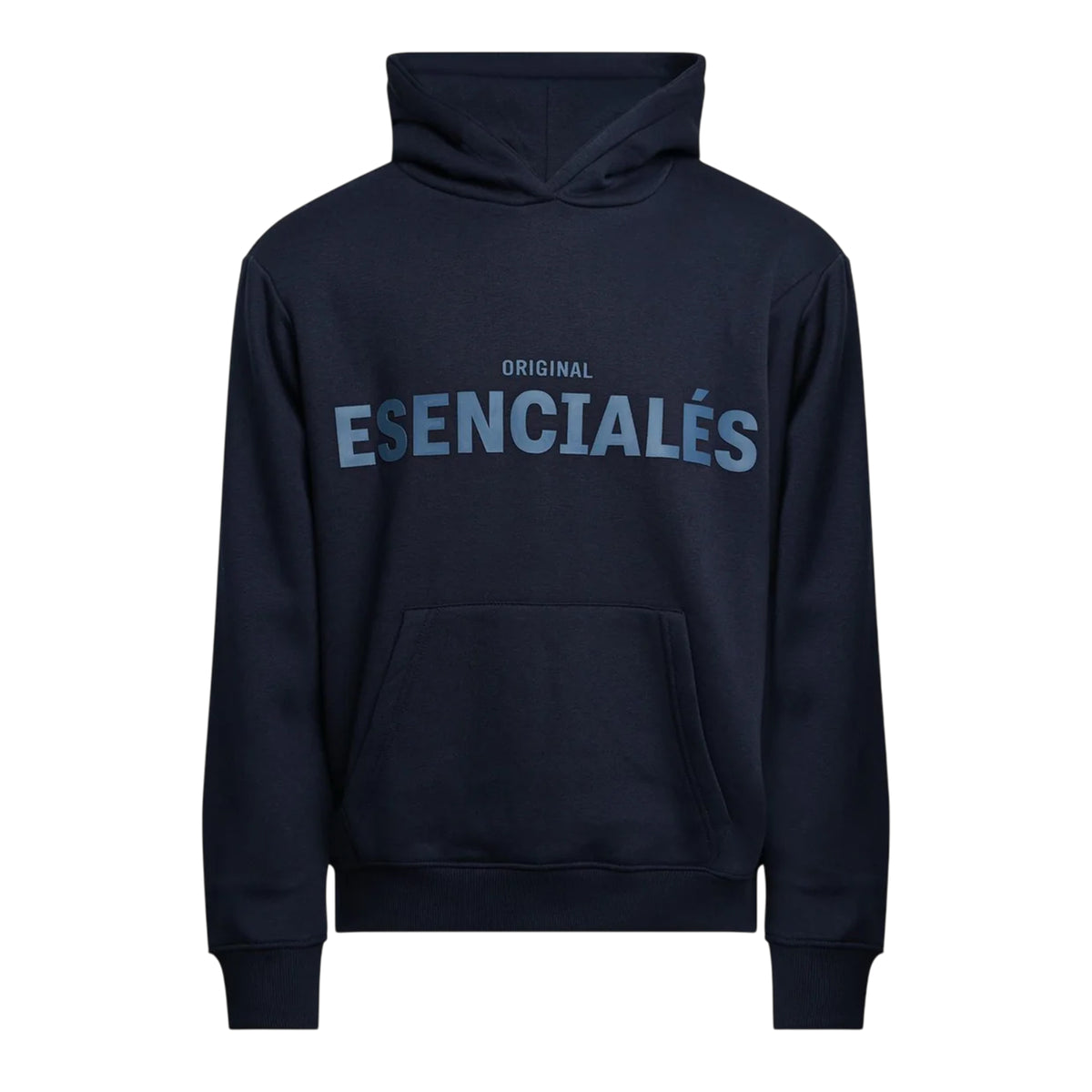 Navy - Front - Original Esenciales Mens Smith Hoodie