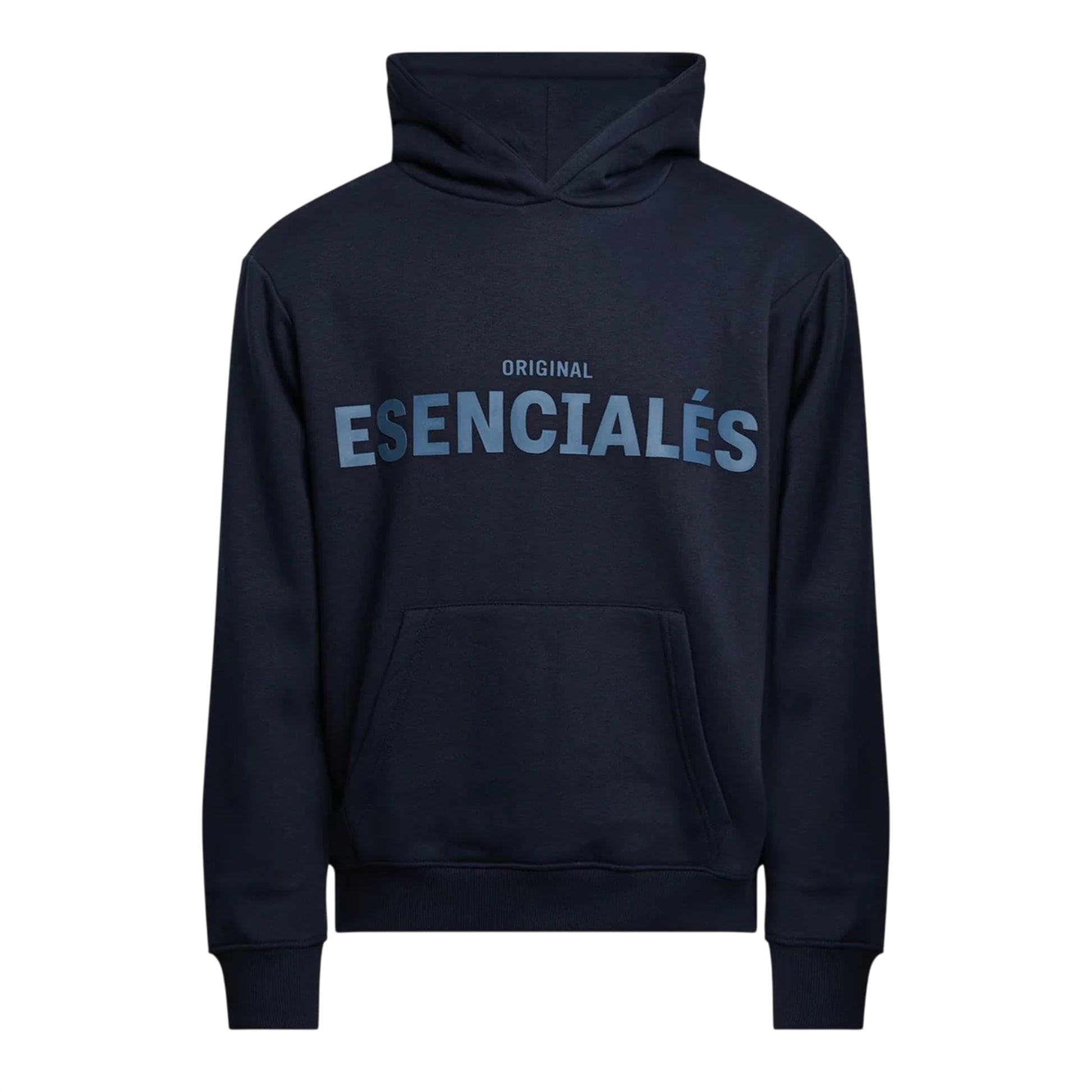 Navy - Front - Original Esenciales Mens Smith Hoodie