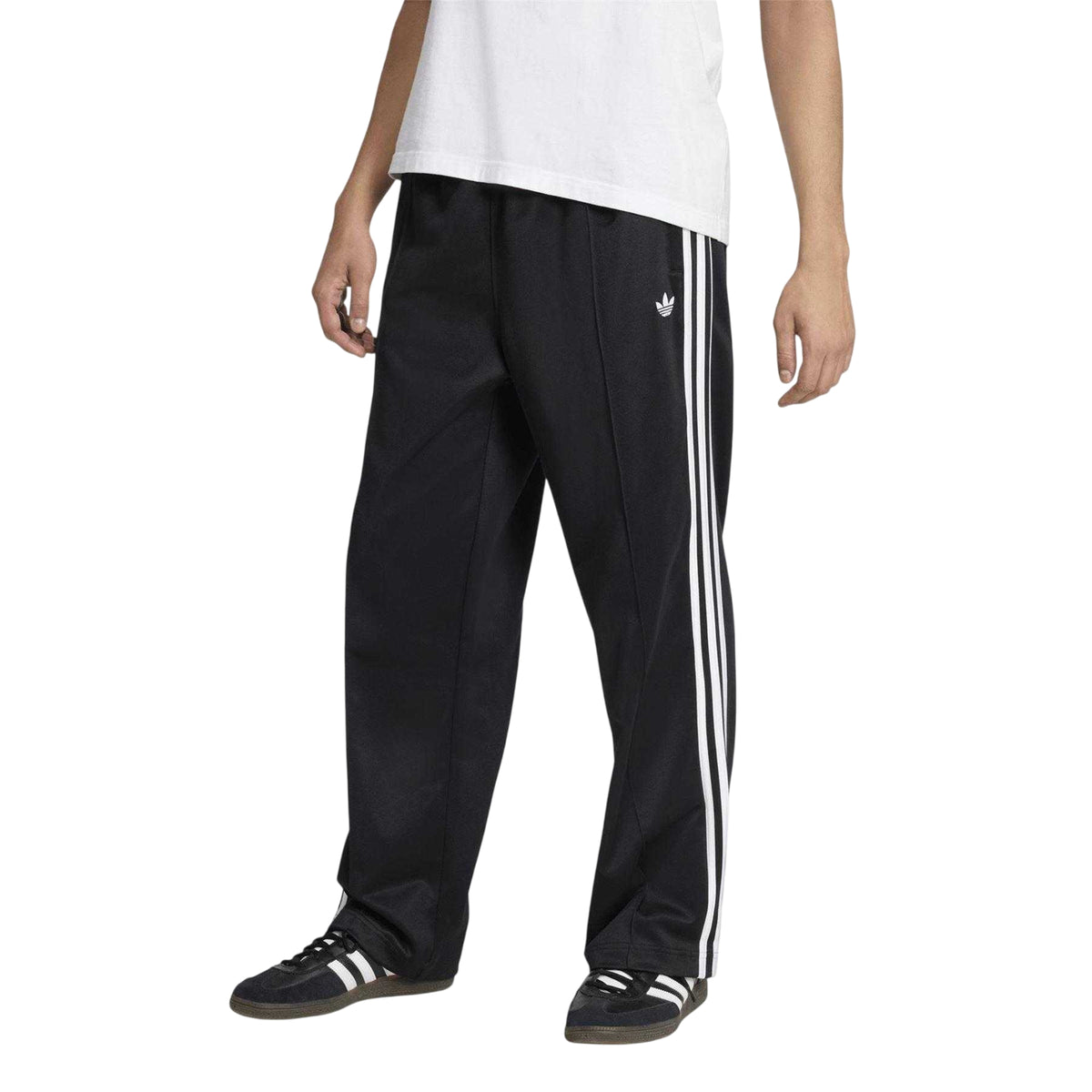Black-White - Side - Adidas Mens Ankle Length Joggers