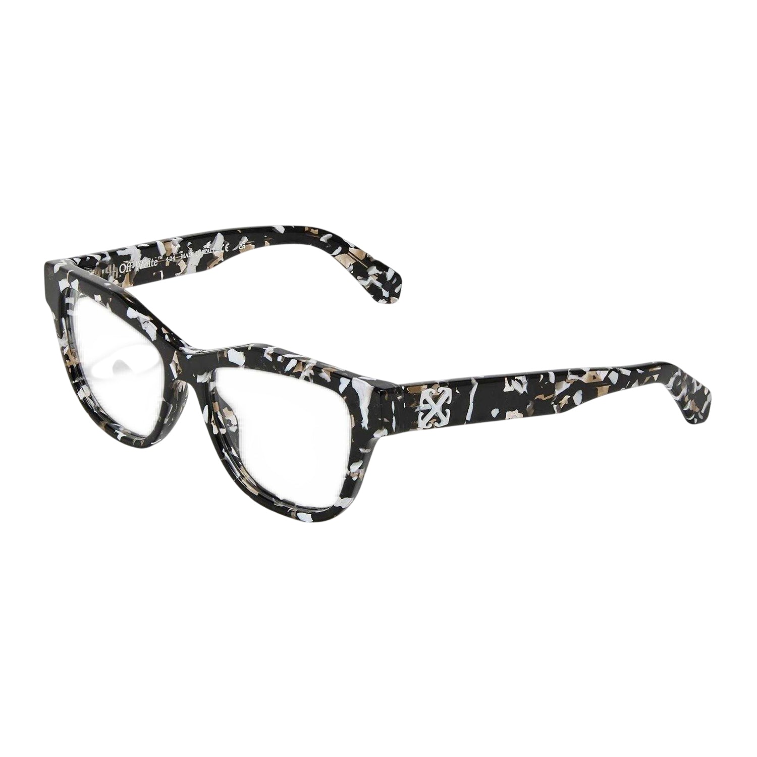 Havana - Front - Off White Unisex Adult Style 7g Speckle Sunglasses