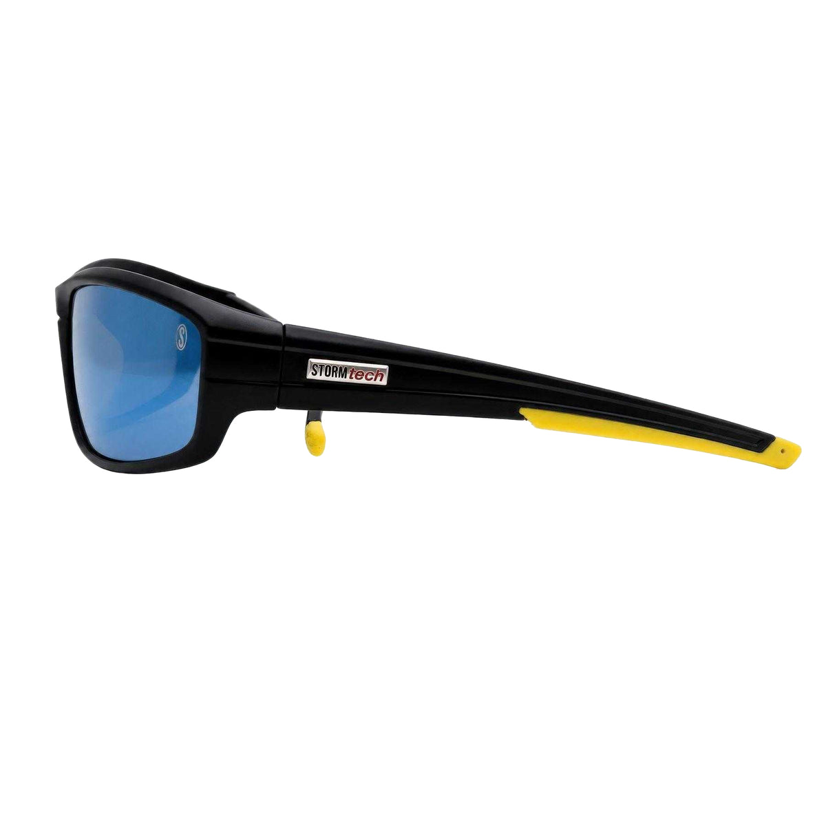 Black-Yellow - Back - Storm Mens Logo Sunglasses