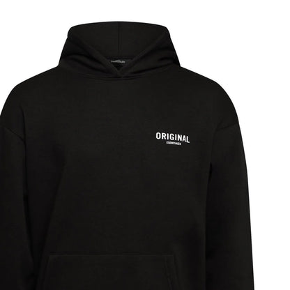 Black - Side - Original Esenciales Mens Newsham Relaxed Fit Hoodie