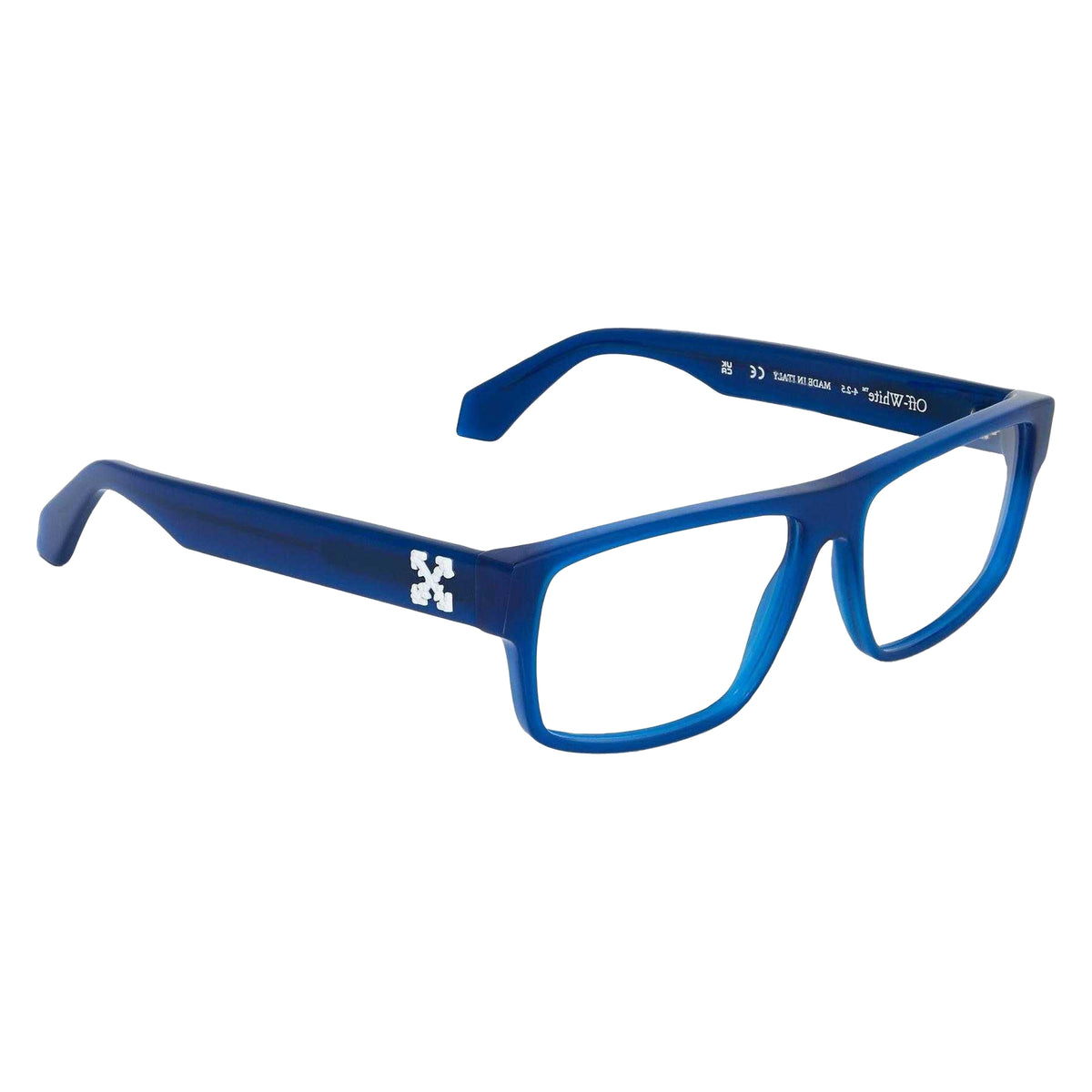 Blue - Side - Off White Unisex Adult Style 8p Sunglasses