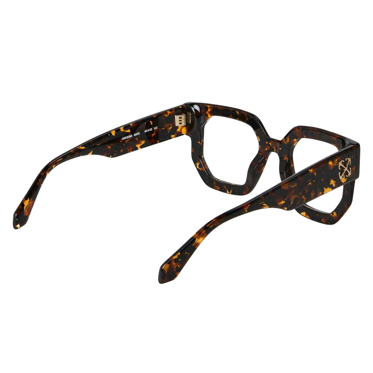 Havana - Back - Off-White Unisex Adult Style 8b Logo Sunglasses