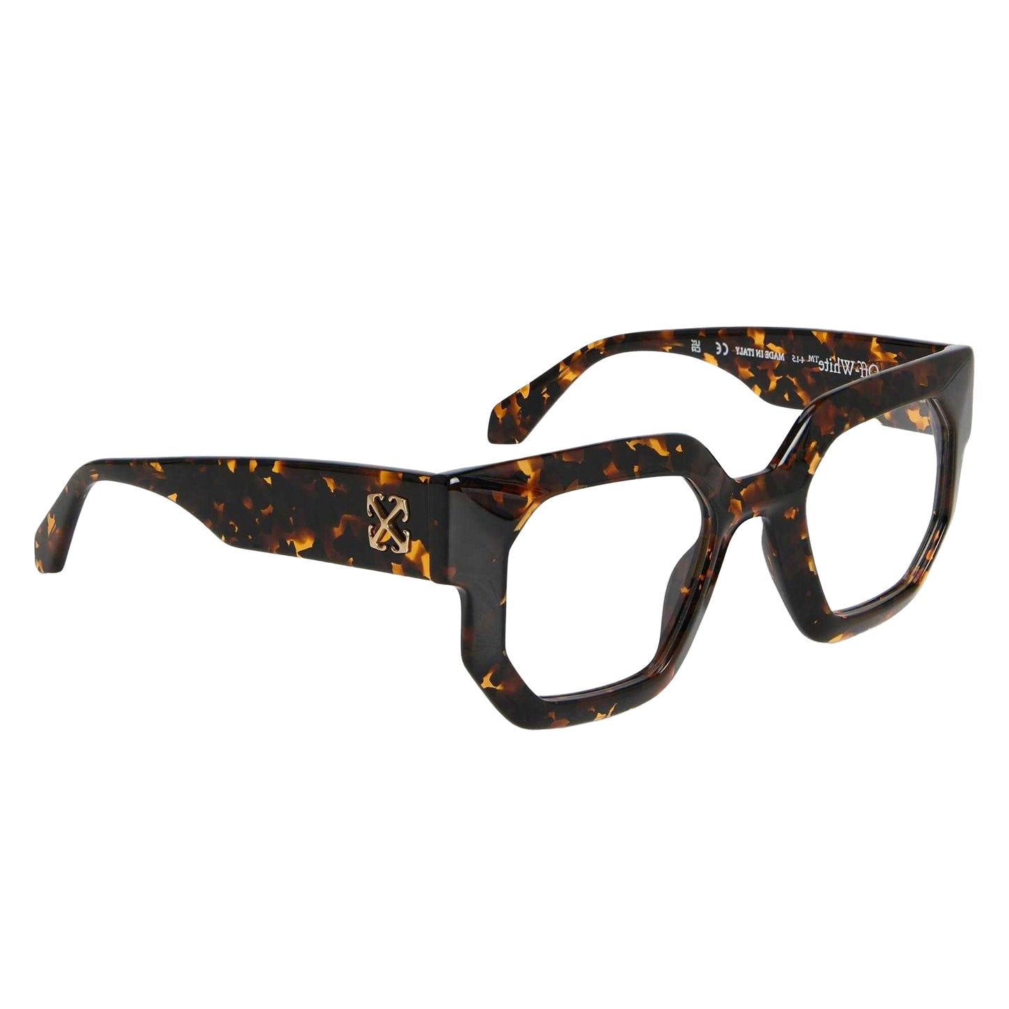 Havana - Side - Off-White Unisex Adult Style 8b Logo Sunglasses