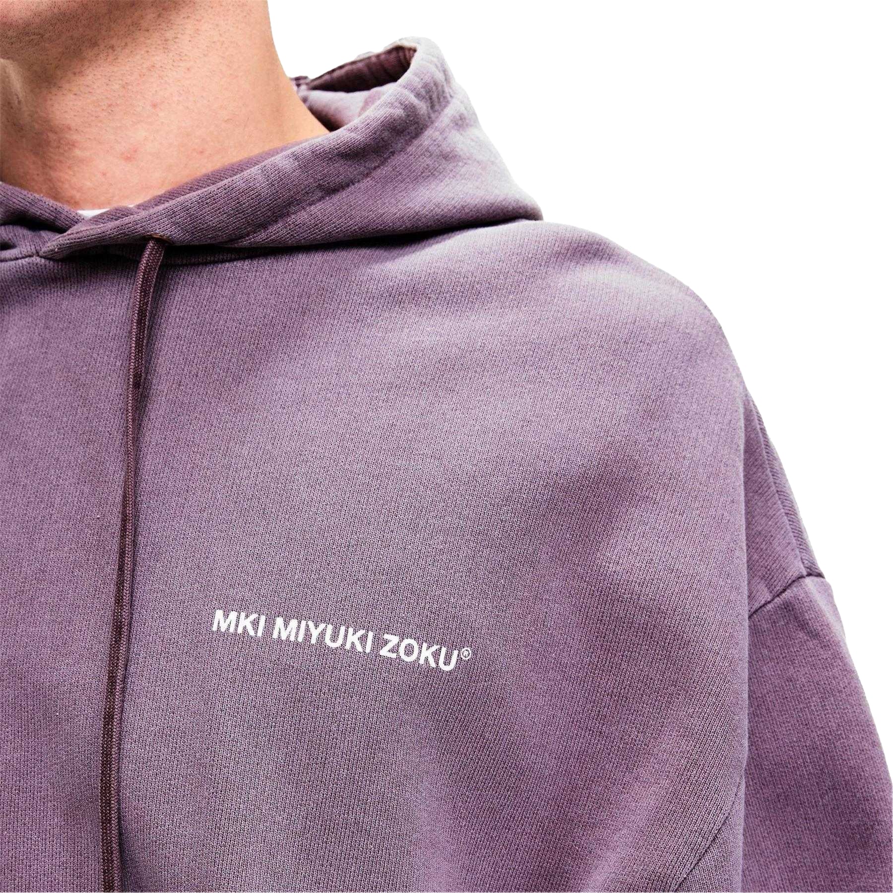 Raisin - Side - MKI MIYUKI ZOKU Mens Logo Oversized Hoodie
